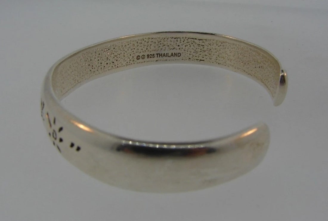 TRENDY Sterling Silver Bangle from Thailand - 3