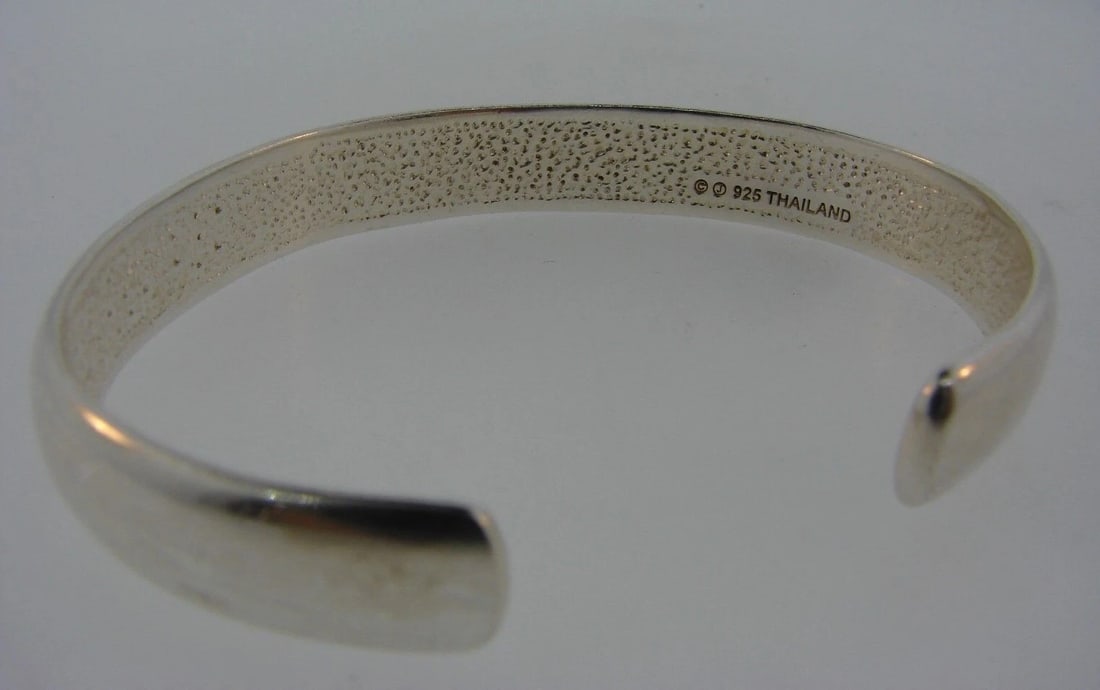 TRENDY Sterling Silver Bangle from Thailand - 4