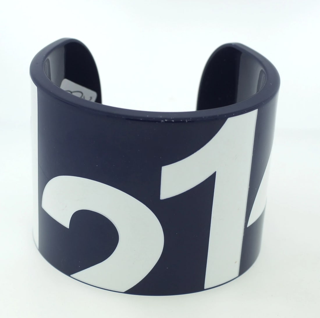 EXTRAVAGANT! LACOSTE BLUE PLASTIC MODERN STYLISH LOUD BANGLE BRACELET LACOSTE - 4