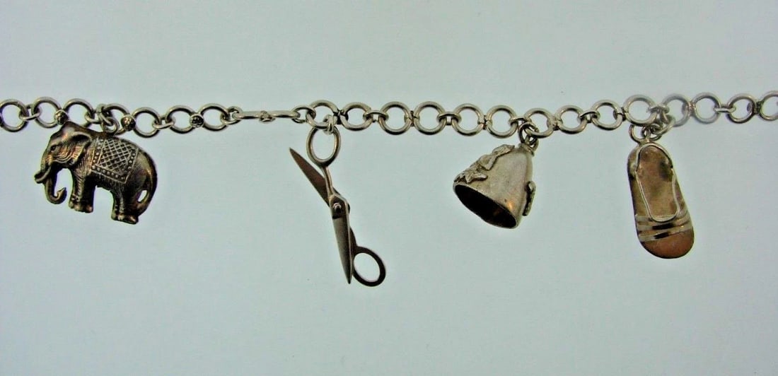 TIMELESS Sterling Silver Bracelet with Charms - 3