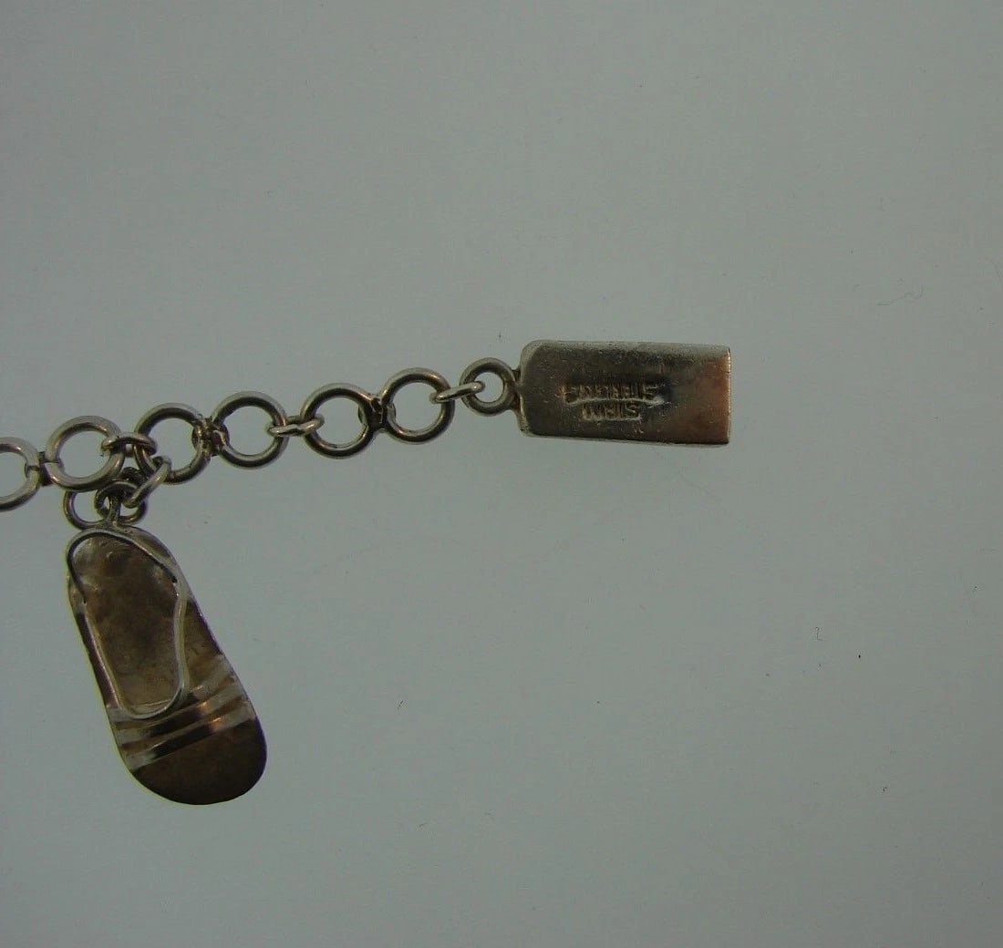 TIMELESS Sterling Silver Bracelet with Charms - 4