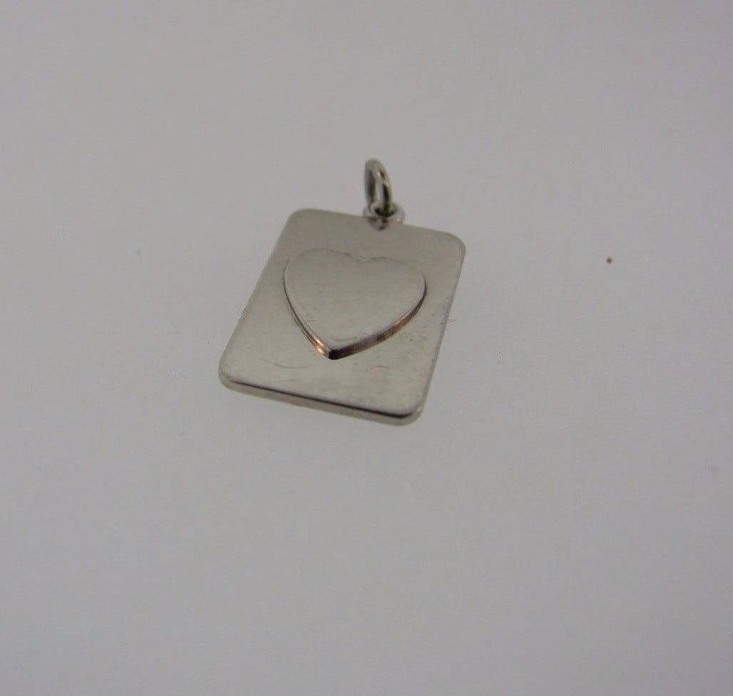 COOL Art Deco Platinum & Enamel Deck of Cards Charm Circa 1920s - 4
