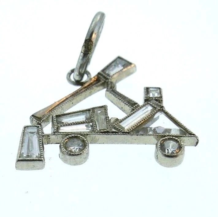 Platinum Diamond Truck Charm - 3