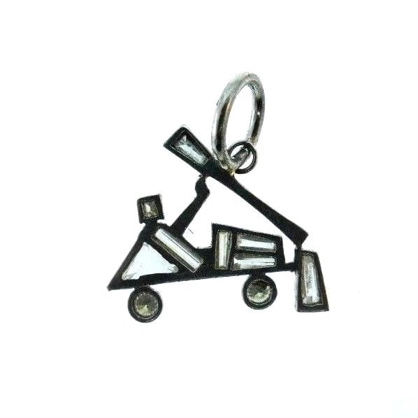 Platinum Diamond Truck Charm - 4