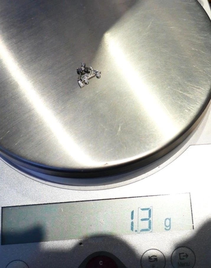 Platinum Diamond Truck Charm - 6