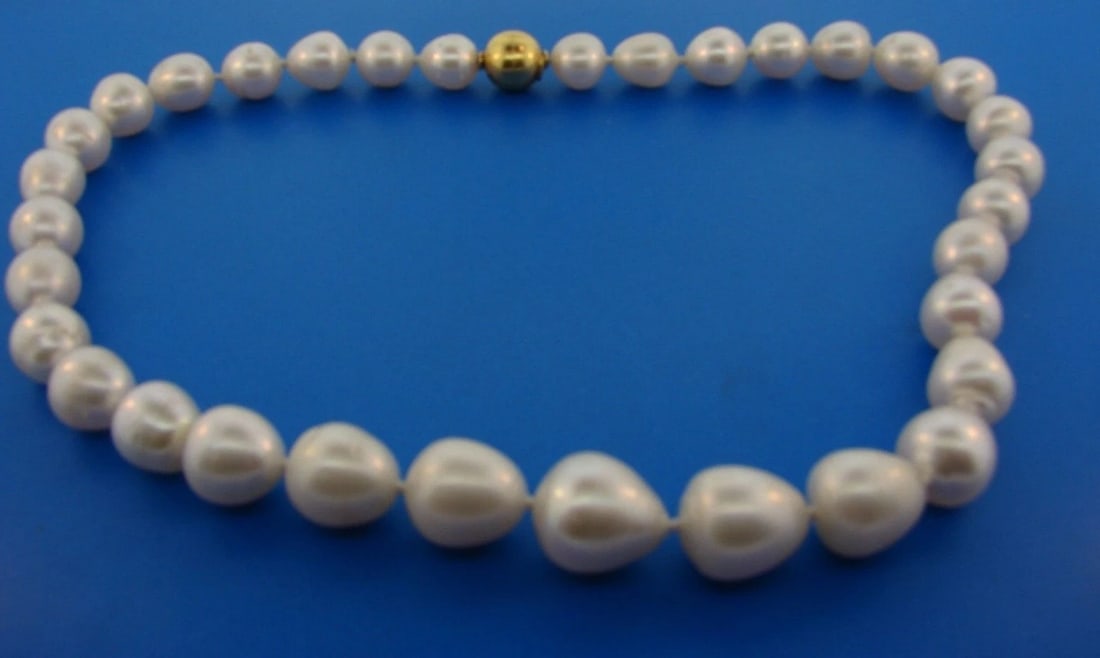 TIMELESS Giovani Italy 18k Yellow Gold & Pearl Strand Necklace - 3