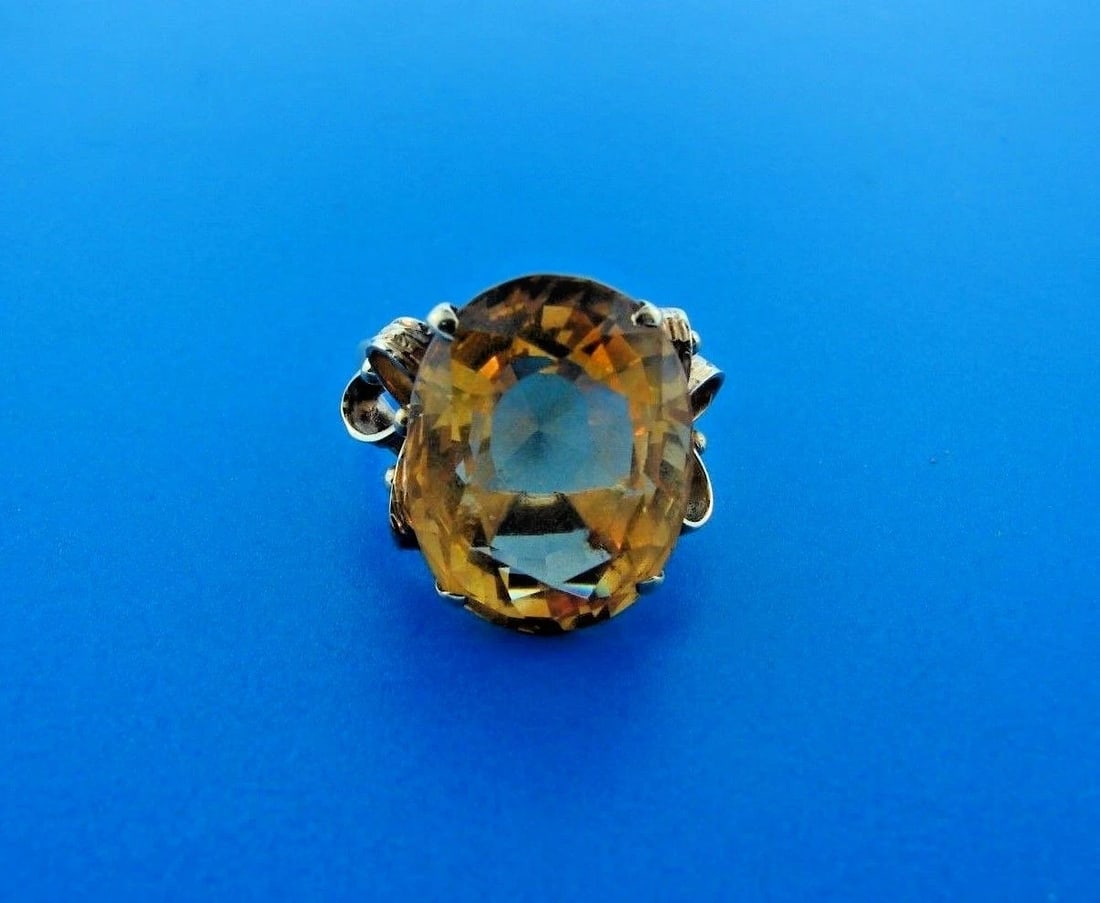 CHIC 14k Yellow Gold & Citrine Ring - 3