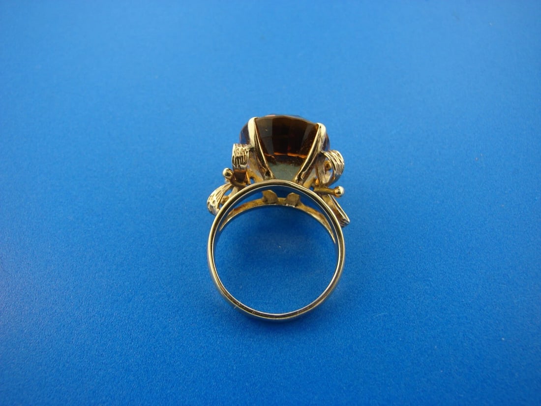 CHIC 14k Yellow Gold & Citrine Ring - 5