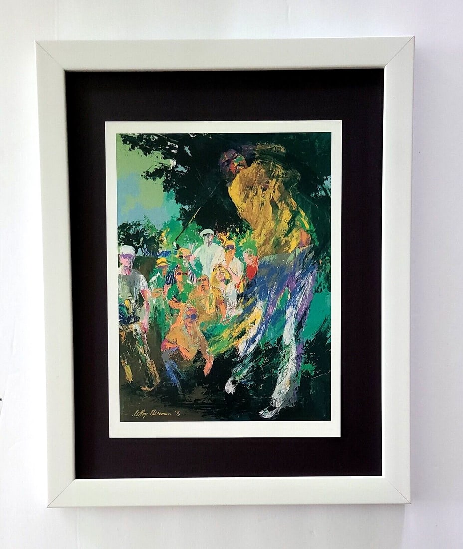 LEROY NEIMAN + JIM DENT + CIRCA 1970'S + SIGNED PRINT+ FRAMED: Title: LEROY NEIMAN + JIM DENT + CIRCA 1970'S + SIGNED PRINT+ FRAMED Description: We have for Sale this LEROY NEIMAN AWESOME 1970'S PRINT ON PAPER " JIM DENT " SIGNED ON THE PLATE SIZE OF THE PRINT: 1