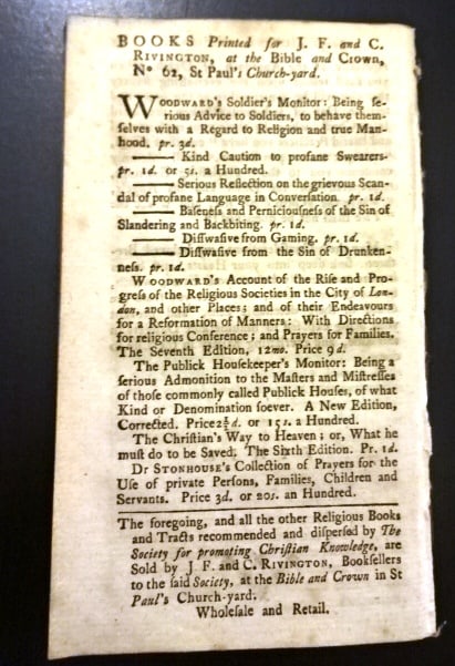 1776 The Seaman's Monitor Advice to Sea-faring Men - 4