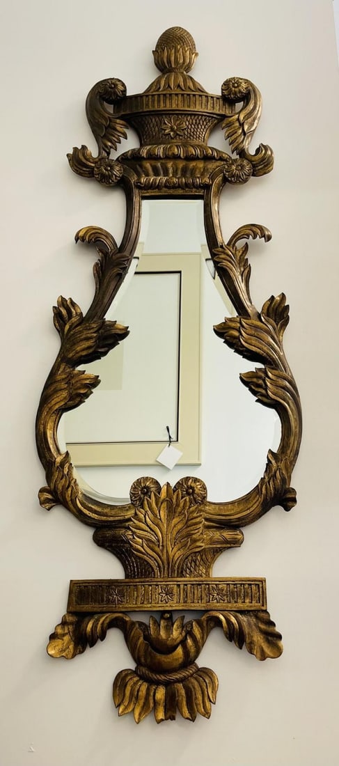 Pair of Giltwood Mirrors, Wall, Console or Pier Mirrors, Italian, 1960s - 4