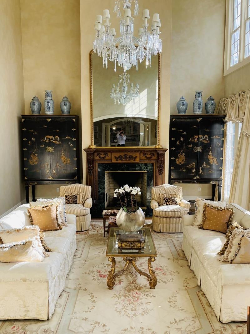 Hollywood Regency, Coffee Table, Gilt Wood, Gold Leaf, Glass, Italy, 1960s - 6