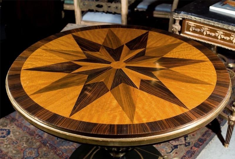 Early 19th Century Italian Continental Centre Table on Bronze Feet - 3
