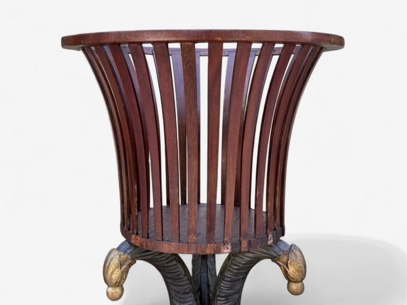 Hollywood Regency Style, Mahogany, Parcel Gilt, Cellarette, England, 19th c. - 5