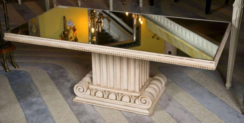 Grosfeld House Coffee Low Table Mirrored Top - 4
