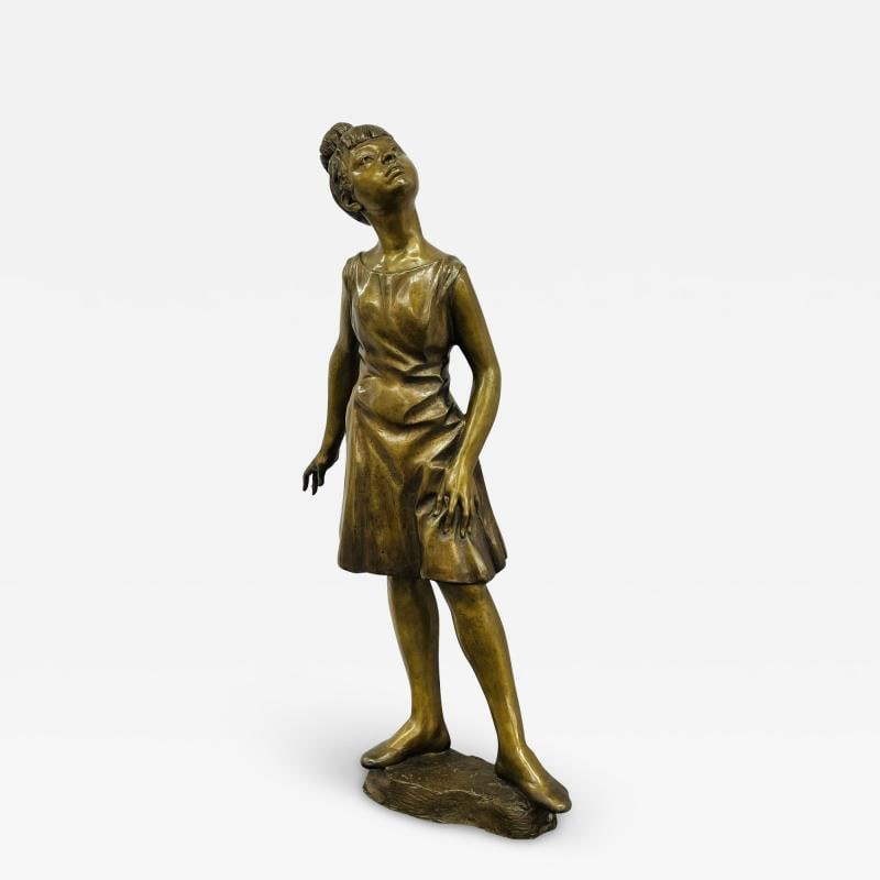 A Signed Bronze Ballerina by Italian Sculptor Sergio Benvenuto, Italy, 1950s - 2
