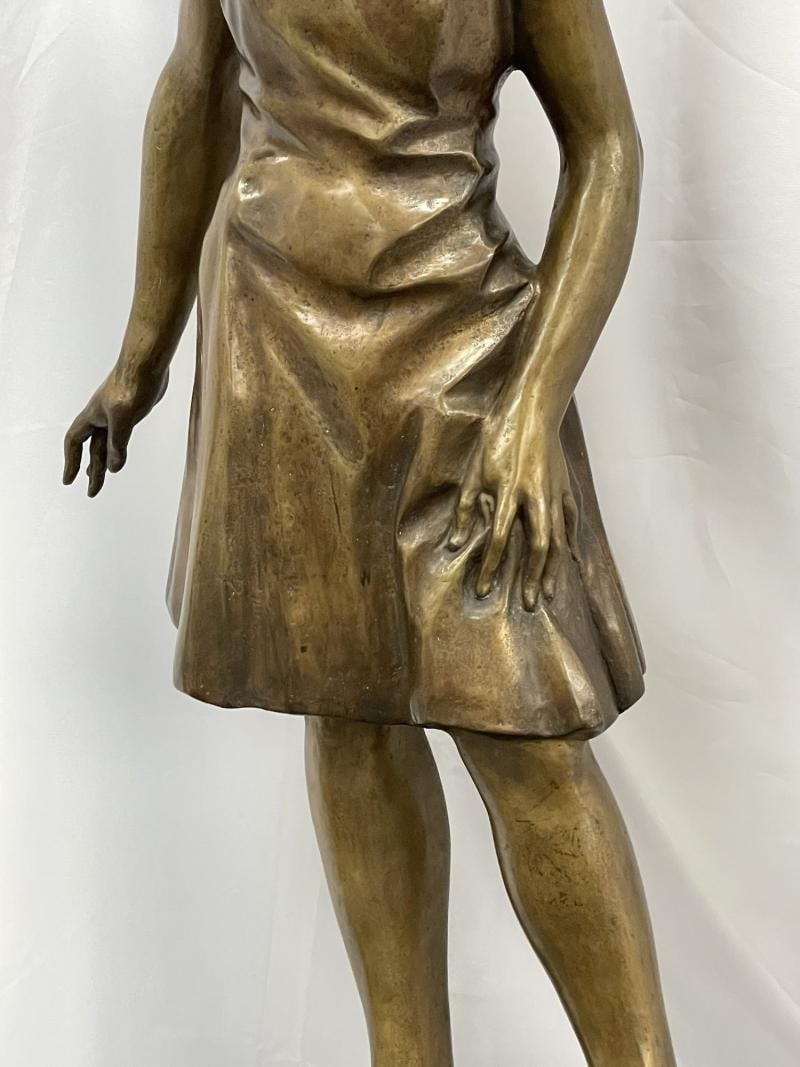 A Signed Bronze Ballerina by Italian Sculptor Sergio Benvenuto, Italy, 1950s - 7