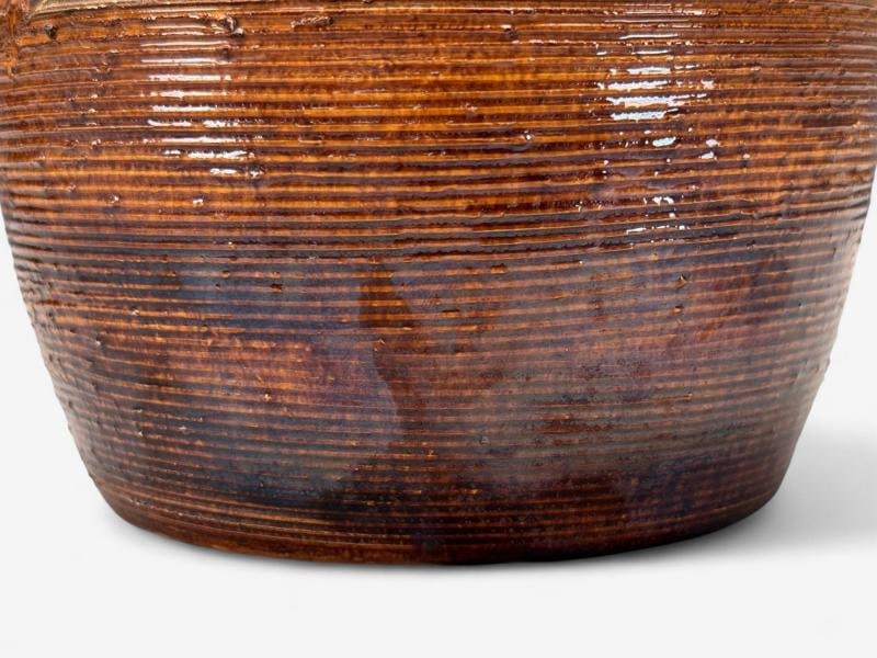 Julie Keramik, Danish Modern, Brown Ceramic, Table Lamp, Denmark, 1960s - 8