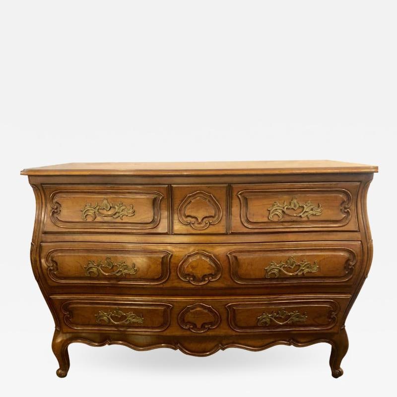 Oak Bodart Burn Impressed Bombay Country French Commode, Chest or Dresser (1 of 12)