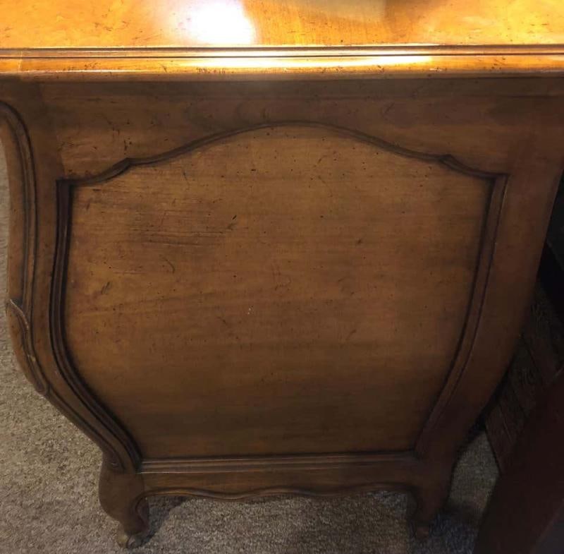 Oak Bodart Burn Impressed Bombay Country French Commode, Chest or Dresser - 6