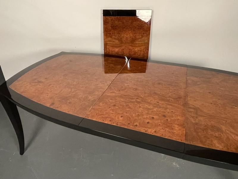 Mid-Century Modern Eva Dining Table by Vladimir Kagan, Labeled Full Dining Set - 8
