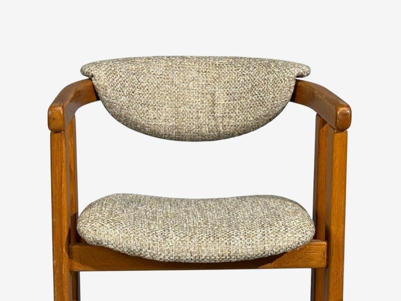 German Modern, Occasional Chairs, Tweed, Beech, Germany, 1960s - 10