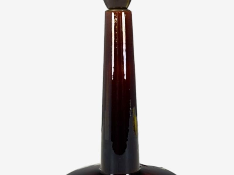 Danish Modern, Deep Red Stoneware, Table Lamp, Denmark, 1960s - 5