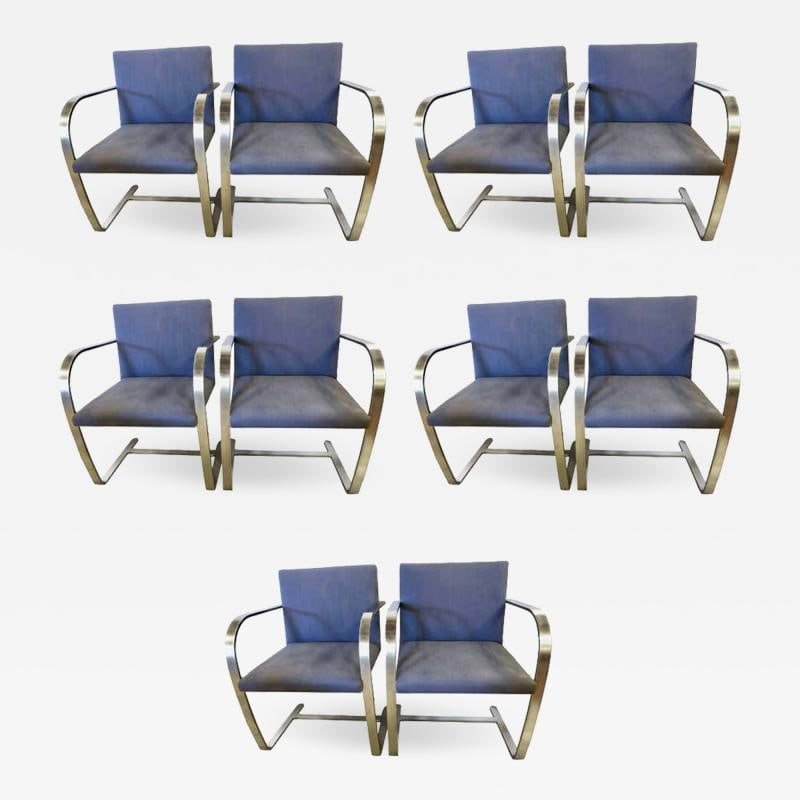 Rare Set of Ten Mies van der Rohe Dining Chairs for Knoll (1 of 13)