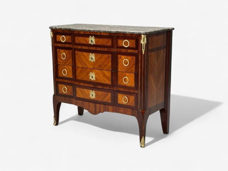 Louis XVI Style, Mahogany, Marble, Bronze, Commode, France, 19th C. - 3