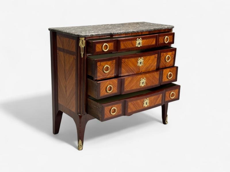 Louis XVI Style, Mahogany, Marble, Bronze, Commode, France, 19th C. - 5