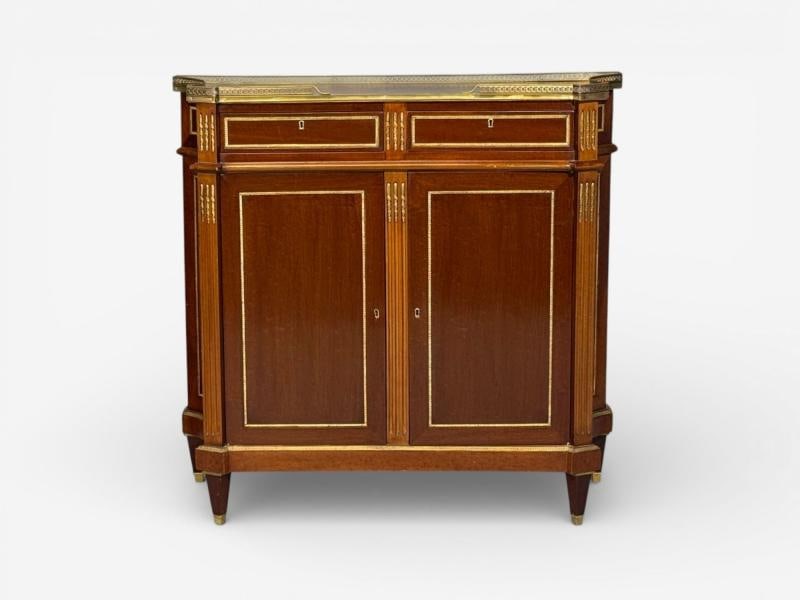 Maison Jansen, Russian Neoclassical Style, Large Cabinets, Mahogany, Bronze - 6