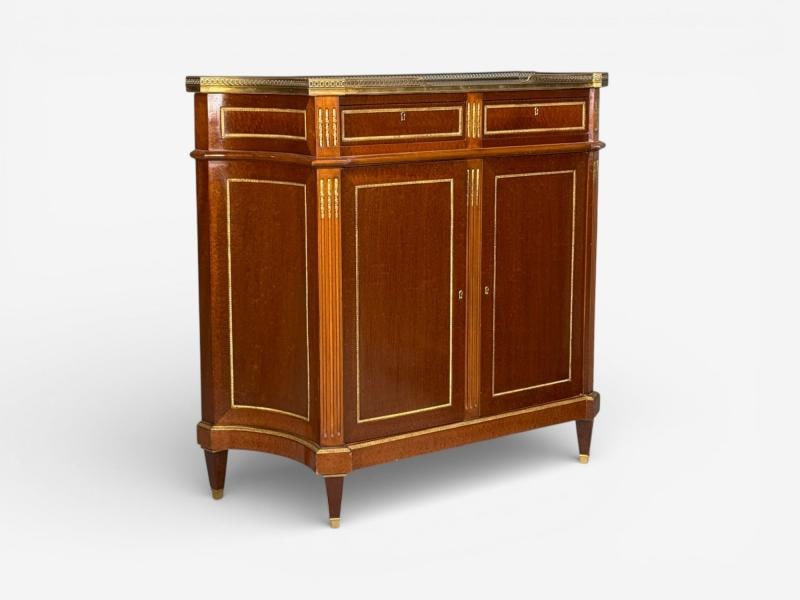 Maison Jansen, Russian Neoclassical Style, Large Cabinets, Mahogany, Bronze - 7