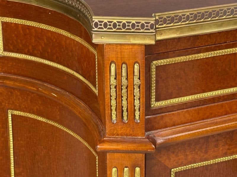 Maison Jansen, Russian Neoclassical Style, Large Cabinets, Mahogany, Bronze - 8