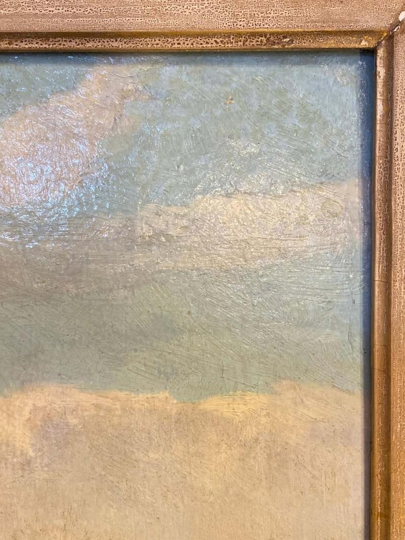 Olive Parker Black Signed Oil on Canvas Autumn Landscape Giltwood Gold Frame - 10