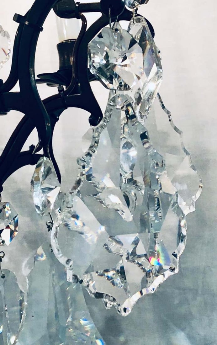 Versailles Chandelier with Swarovski Strass and Crystal Pendants - 10