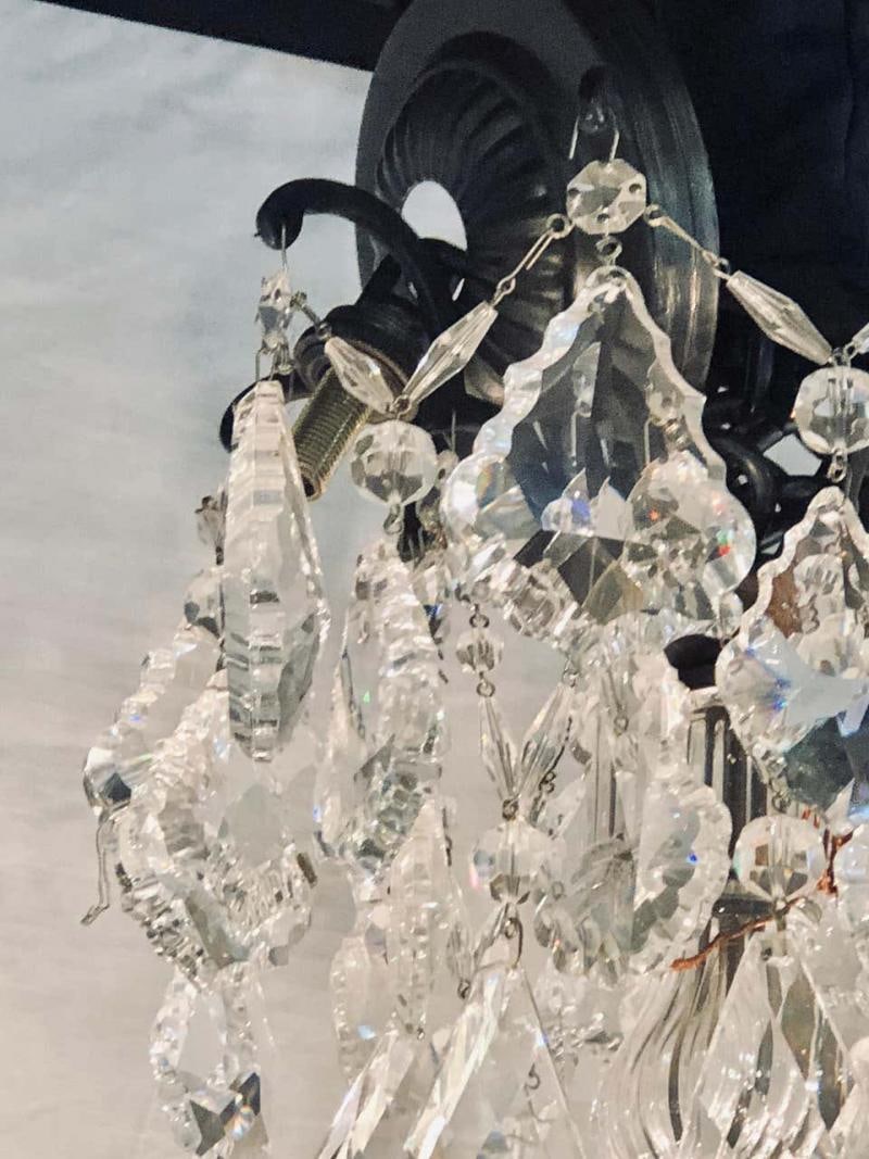 Versailles Chandelier with Swarovski Strass and Crystal Pendants - 8