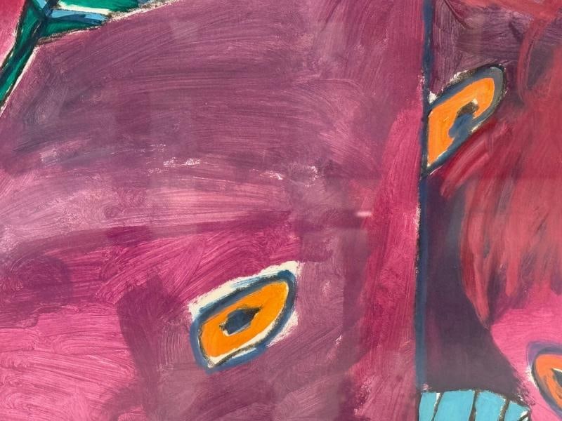 Gary Komarin, Contemporary, Oil on Paper, Large Abstract Painting, USA, 1987 - 10