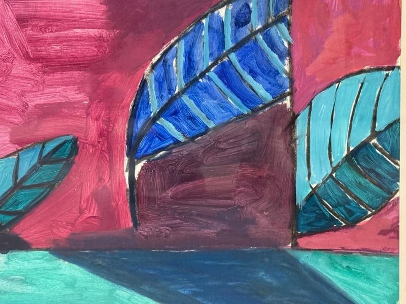 Gary Komarin, Contemporary, Oil on Paper, Large Abstract Painting, USA, 1987 - 11
