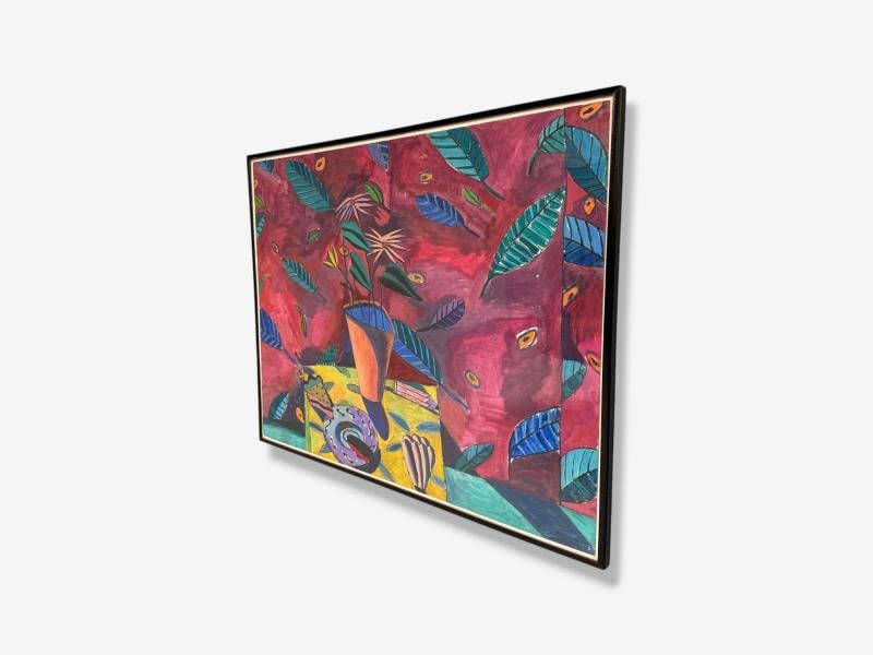 Gary Komarin, Contemporary, Oil on Paper, Large Abstract Painting, USA, 1987 - 13
