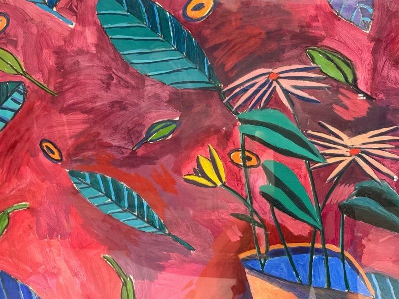 Gary Komarin, Contemporary, Oil on Paper, Large Abstract Painting, USA, 1987 - 4