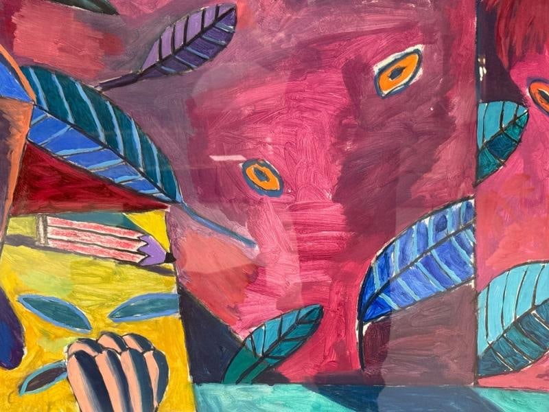Gary Komarin, Contemporary, Oil on Paper, Large Abstract Painting, USA, 1987 - 5