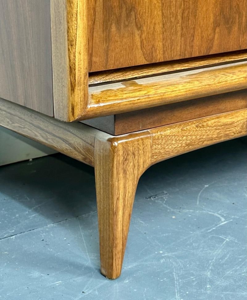 Mid-Century Modern American Designer Sculptural High-Boy Dresser, Chest, Walnut - 12