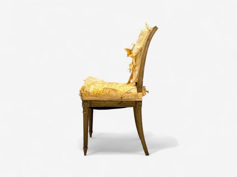 L. Alavoine & Cie, Louis XVI Style, Wood, Fabric, Dining Chairs, France, 19th C. - 13