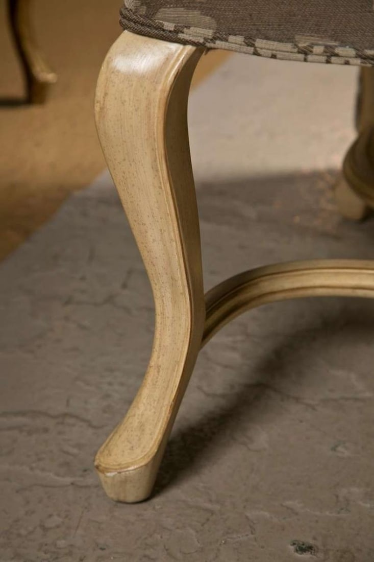 Set of Six Paint Decorated Dining Chairs by Kreis - 3
