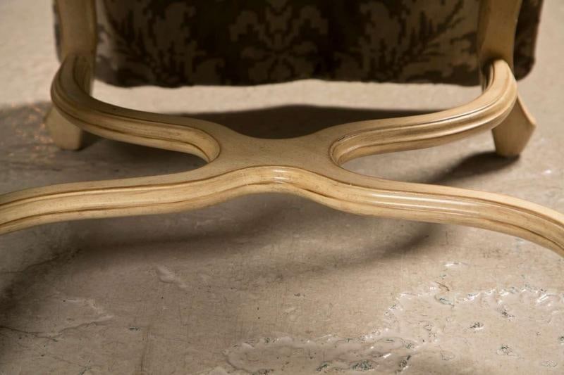 Set of Six Paint Decorated Dining Chairs by Kreis - 4