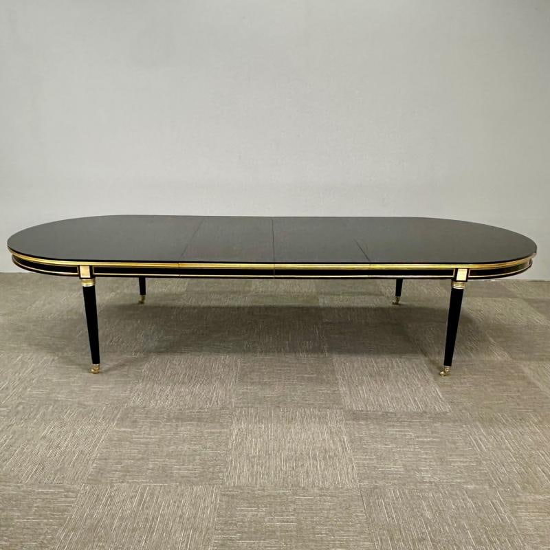 Monumental Louis XVI Hollywood Regency Dining Table, 15 Feet, Bronze Mounted - 8