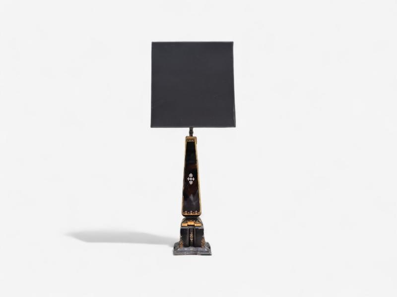 Hollywood Regency, Opaline, Bronze, Painted Table Lamps, France, 1920s - 6