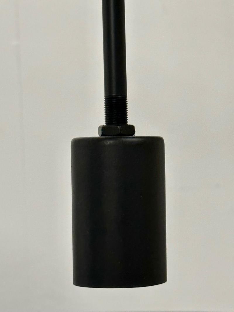Modern Ebony Circular Chandelier / Lighting Pendant, Contemporary - 13