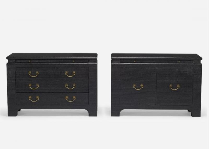 Pair of Mid-Century Modern Cabinets, Commodes or Night Stands, Harrison Van-Horn - 3