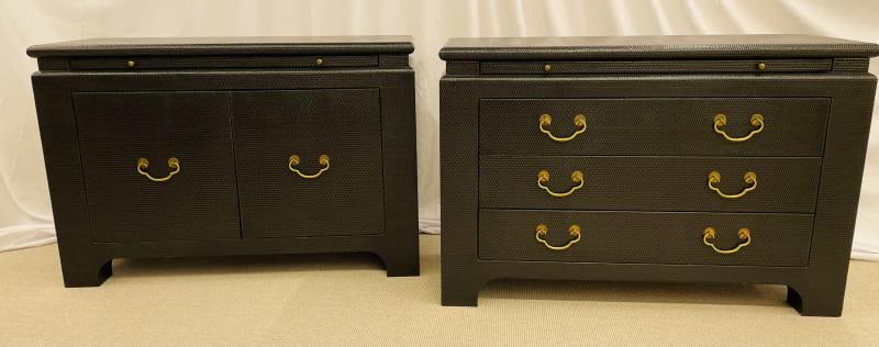 Pair of Mid-Century Modern Cabinets, Commodes or Night Stands, Harrison Van-Horn - 6